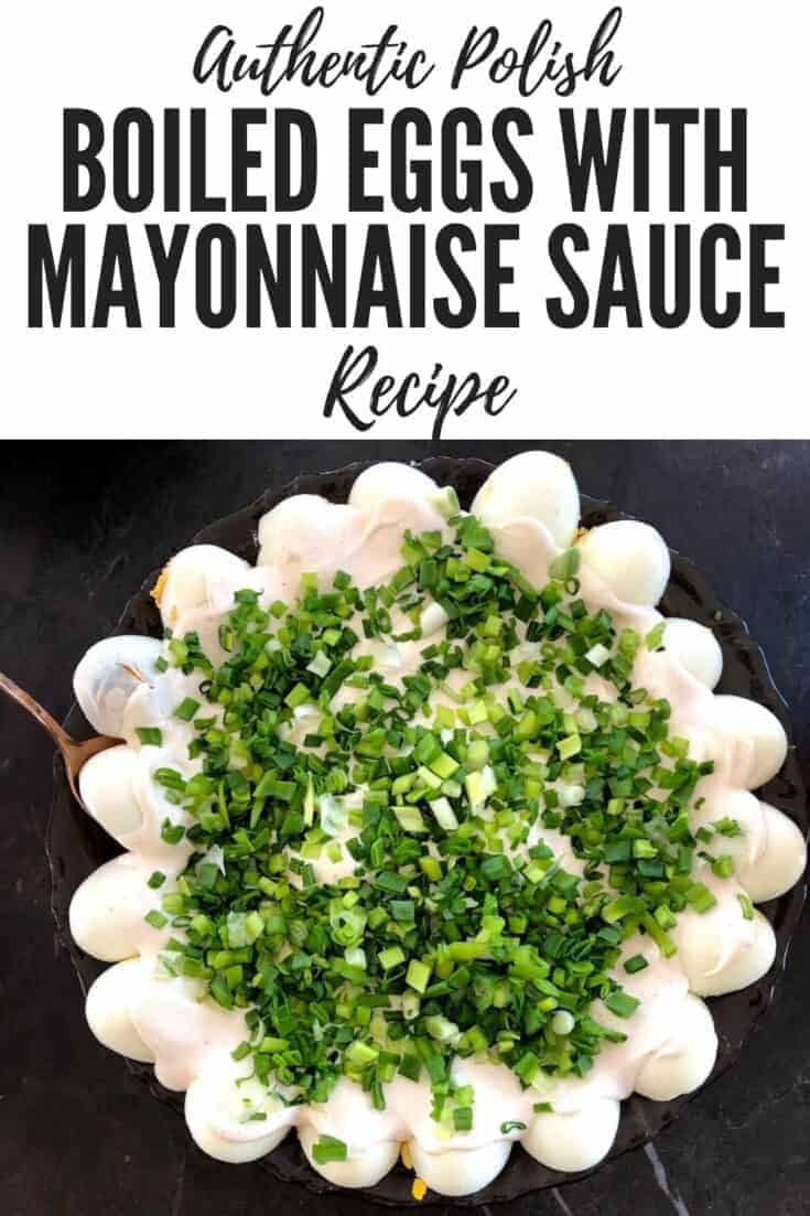 Jajka W Majonezie Polish Hard Boiled Eggs With Mayonnaise Sauce Recipe Polish Foodies