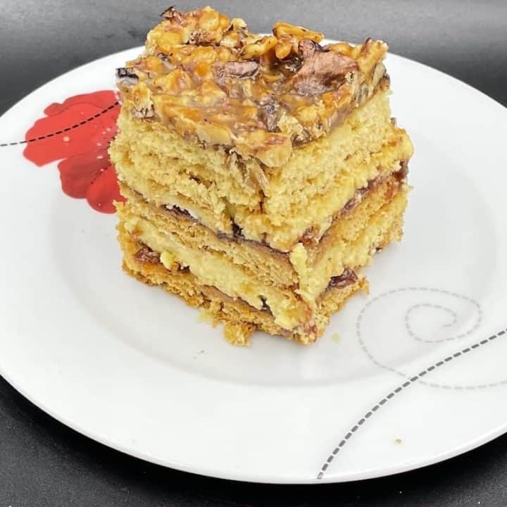 Honey Almond Cake  Eggless Honey Almond Cake Recipe