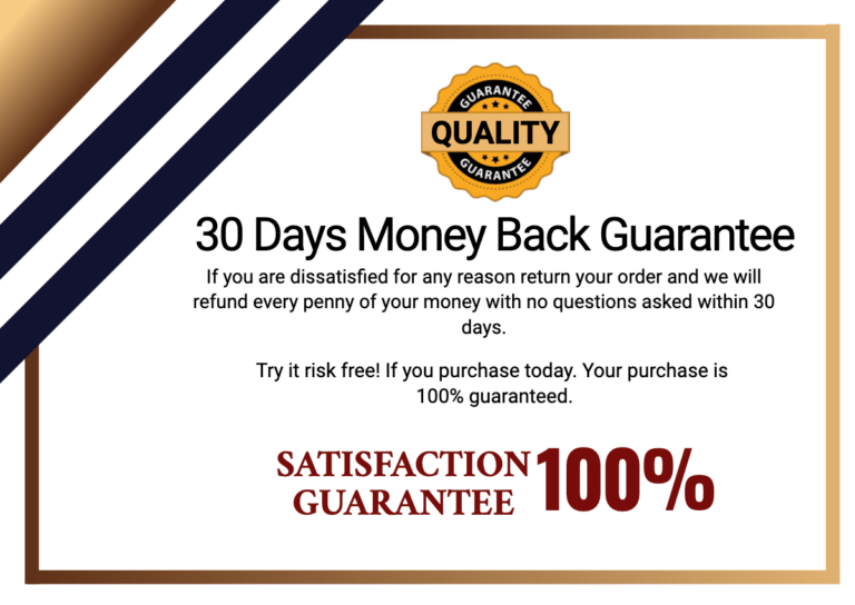 30-day satisfaction guarantee advertisement with money-back offer for our Christmas cookbook.