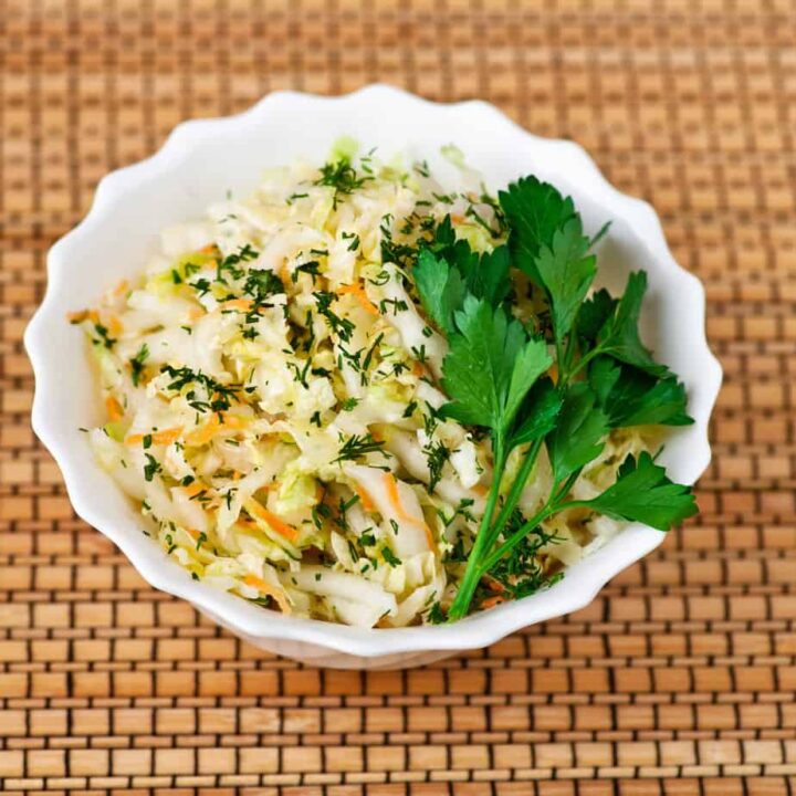 Polish Sauerkraut Salad Recipe